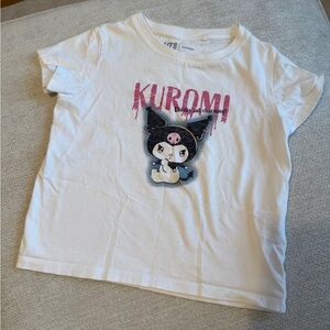 Uniqlo Kids White Kuromi T-Shirt